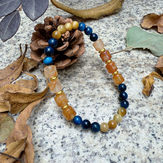 Citrine Tiger Eye Wealth Energy Bracelet