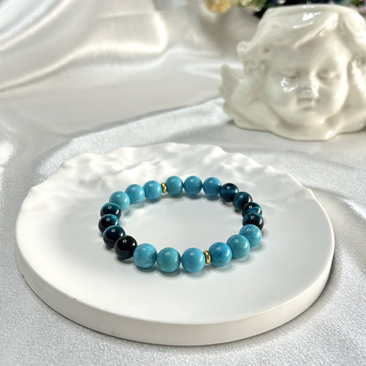 Blue Tiger Eye Turquoise Energy Bracelet