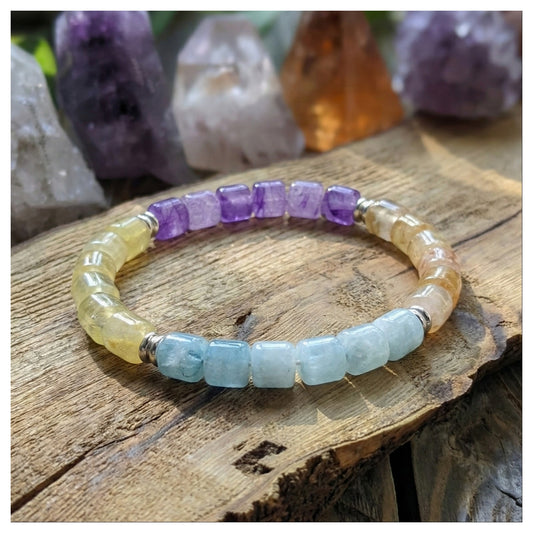 Multicolor Crystal Lucky Energy Bracelet