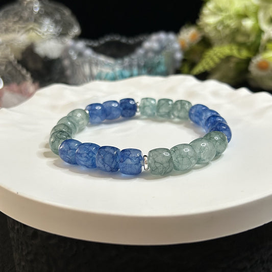 Aquamarine Green Phantom Calm Energy Bracelet