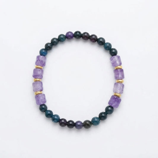 Amethyst Tiger Eye Stress Relief Bracelet