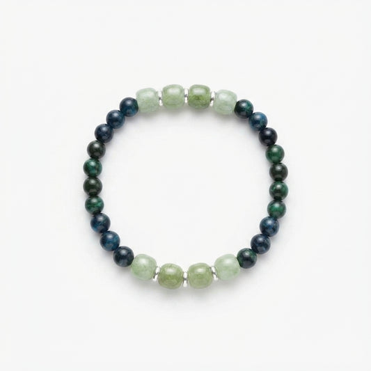 Green Phantom Tiger Eye Wealth Energy Bracelet