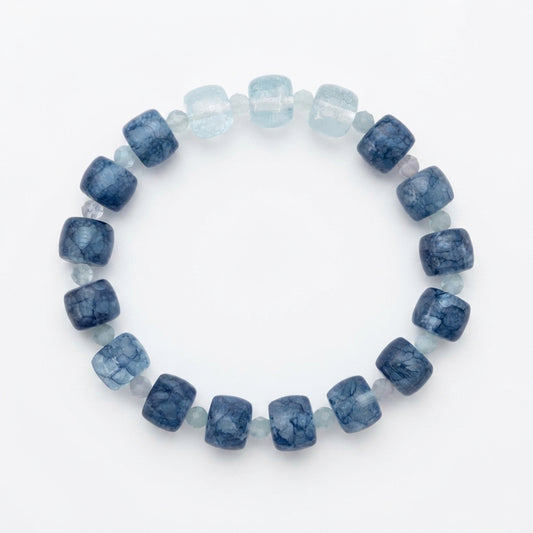Blue Green Tourmaline Calm Energy Bracelet