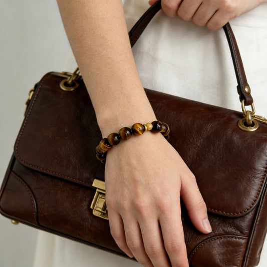 Yellow Tiger Eye Protection Energy Bracelet
