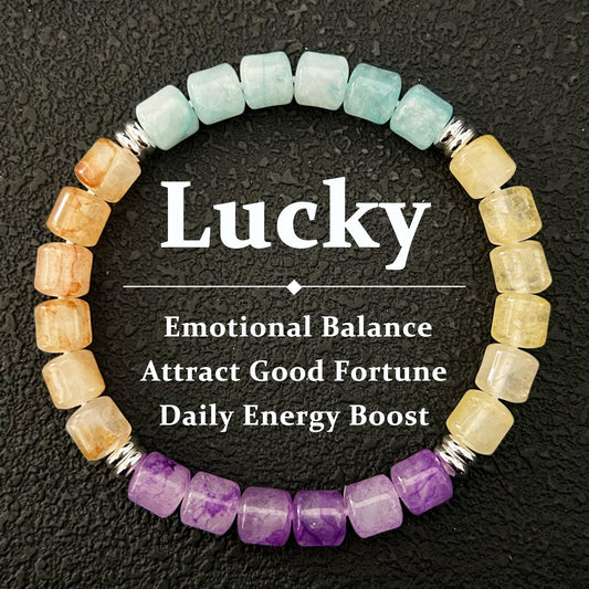 Multicolor Crystal Lucky Energy Bracelet