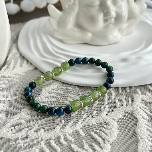 Green Phantom Tiger Eye Wealth Energy Bracelet