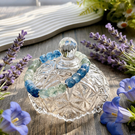 Aquamarine Green Phantom Calm Energy Bracelet
