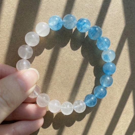Rose Quartz Chalcedony Love Energy Bracelet
