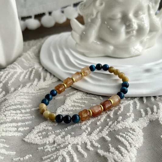 Citrine Tiger Eye Wealth Energy Bracelet