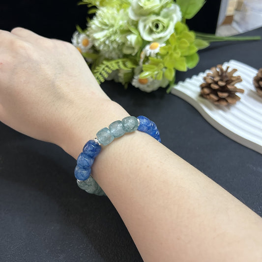 Aquamarine Green Phantom Calm Energy Bracelet