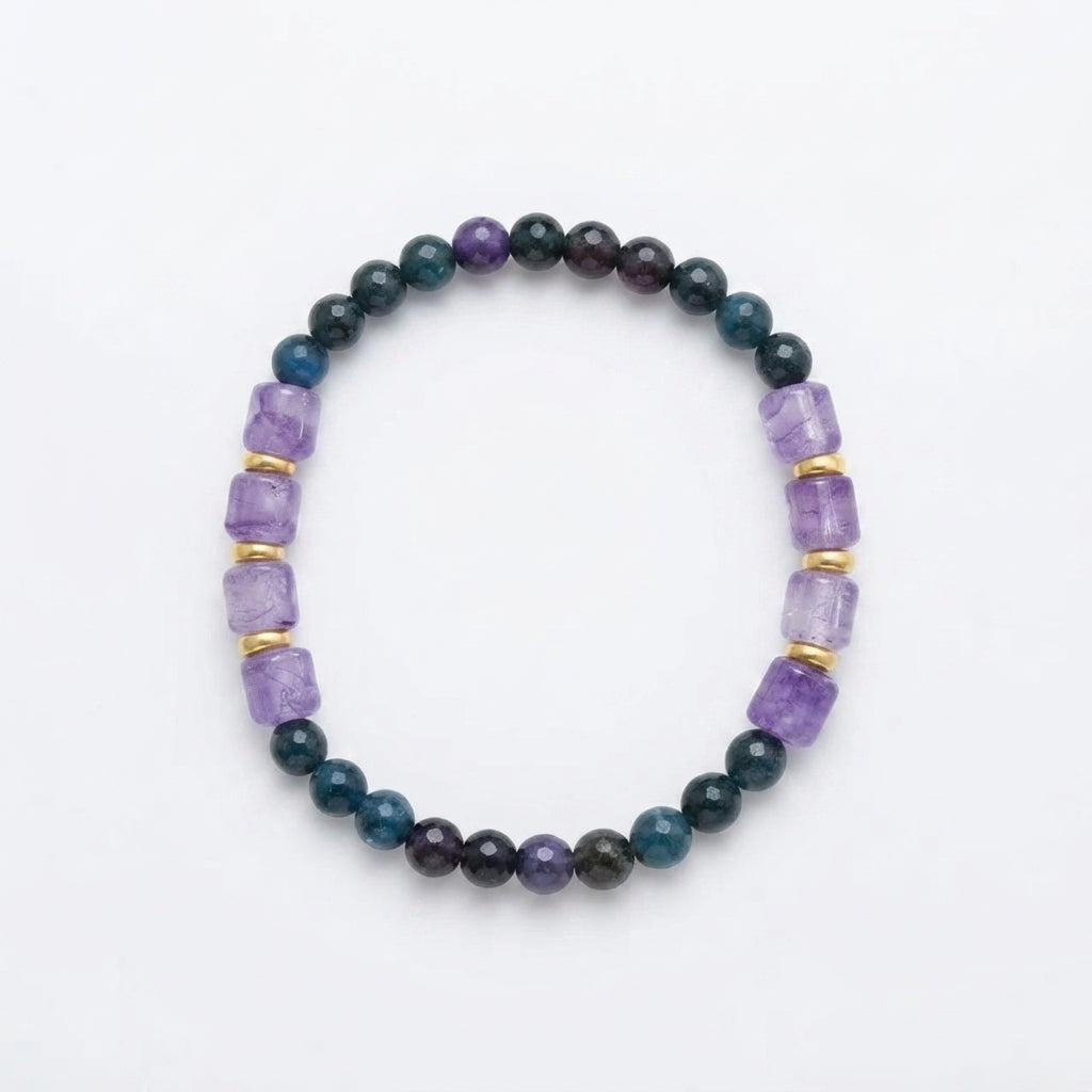 Amethyst Tiger Eye Stress Relief Bracelet
