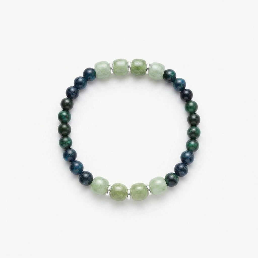 Green Phantom Tiger Eye Wealth Energy Bracelet