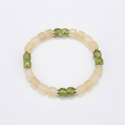 Citrine Green Phantom Wealth Energy Bracelet