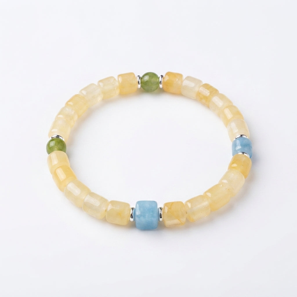 Citrine Multicolor Wealth Energy Bracelet