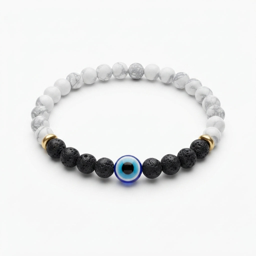 Volcanic Stone Turquoise Protection Bracelet
