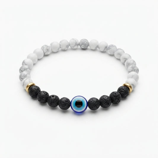 Volcanic Stone Turquoise Protection Bracelet